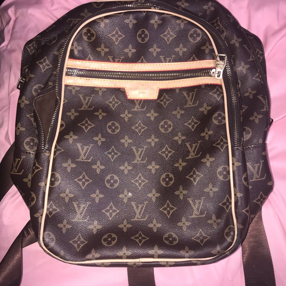 Louis Vuitton backpack.